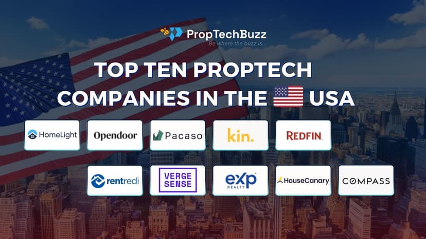 Top Ten PropTech Companies in the USA [2025]